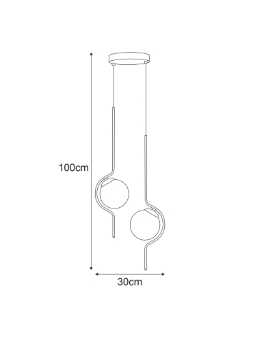 Lampa wisząca K-5337  VELA