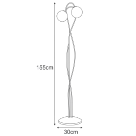 Lampa podłogowa K-5353  NELA