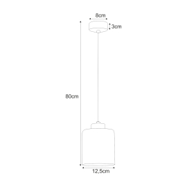 Lampa wisząca K-5525  LUNA