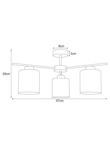 Lampa wisząca K-5811  VANES