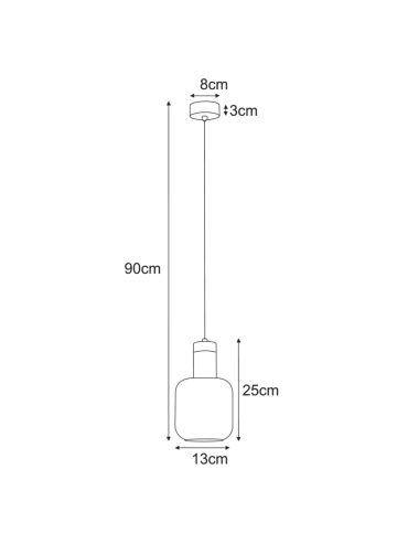 Lampa wisząca K-5260  DENIS