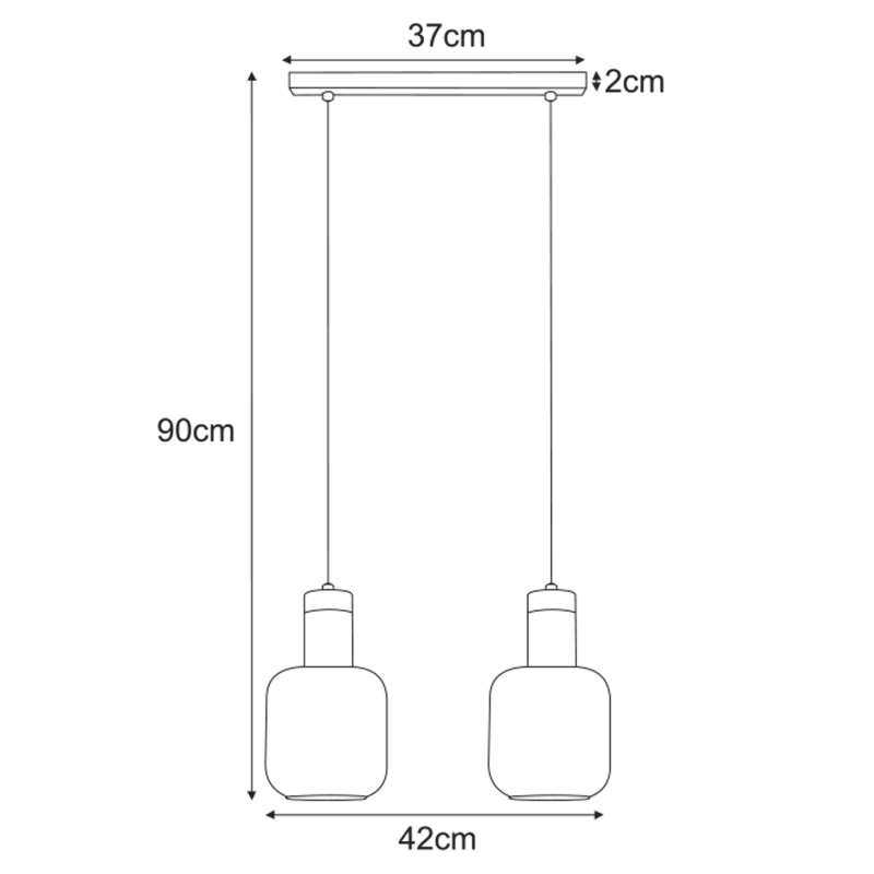 Lampa wisząca K-5261  DENIS