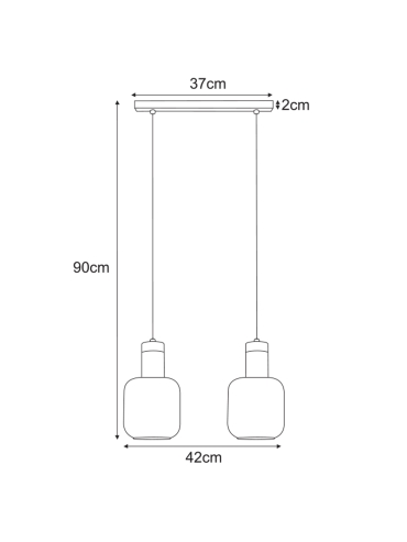 Lampa wisząca K-5261  DENIS