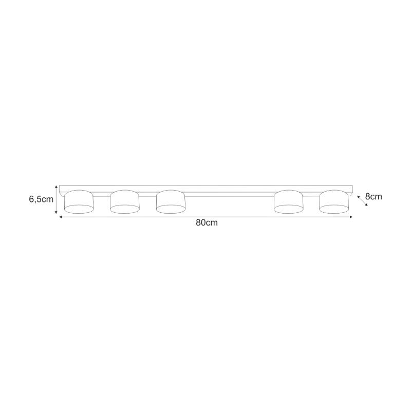 Lampa sufitowa K-5533  CRUZ