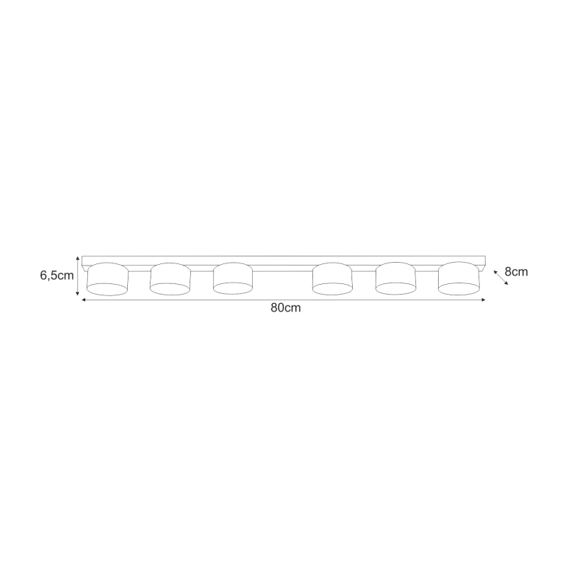 Lampa sufitowa K-5534  CRUZ