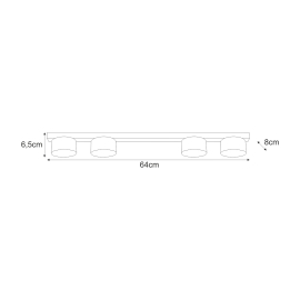 Lampa sufitowa K-5532  CRUZ