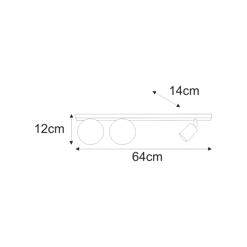Lampa sufitowa K-5495  ANDI