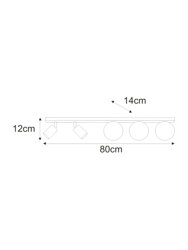 Lampa sufitowa K-5496  ANDI