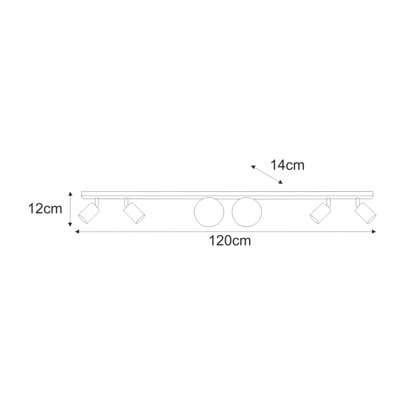 Lampa sufitowa K-5497  ANDI