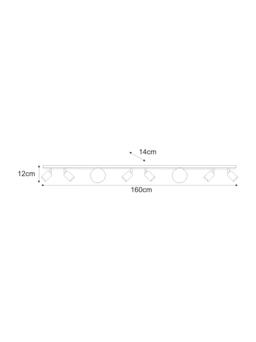 Lampa sufitowa K-5499  ANDI