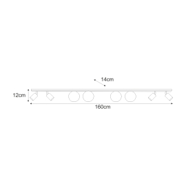 Lampa sufitowa K-5833  ASPA