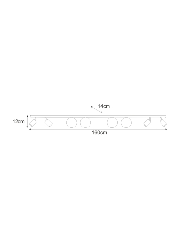Lampa sufitowa K-5833  ASPA