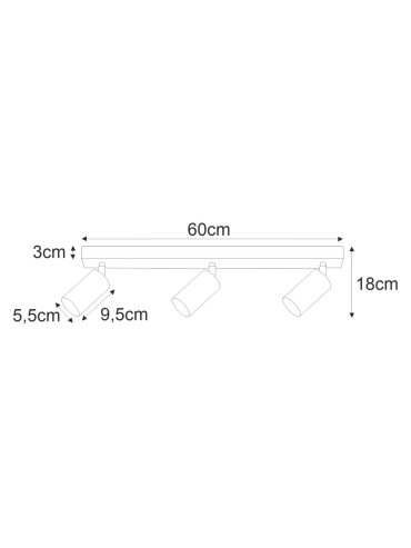 Lampa sufitowa K-5822  MATI