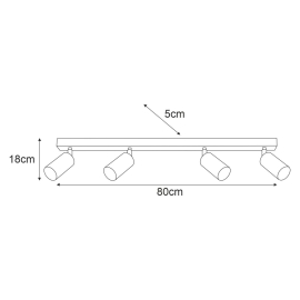 Lampa sufitowa K-5823  MATI