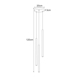 Lampa wisząca K-5836  SUNO