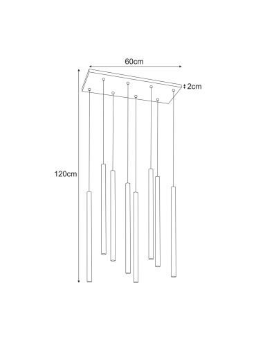 Lampa wisząca K-5837  SUNO