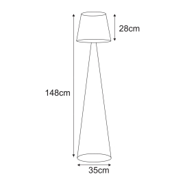Lampa podłogowa K-5817  LIVIA