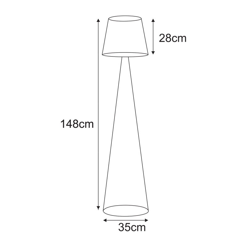 Lampa podłogowa K-5817  LIVIA