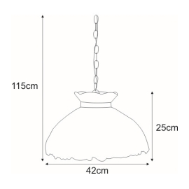 Lampa wisząca K-P16550  FRUIT