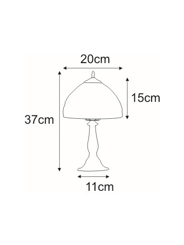 Lampka stołowa / nocna K-G081551  SARGAN