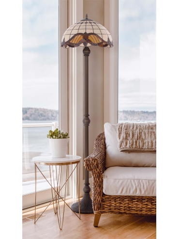 Lampa podłogowa K-F161122  WITRAŻ