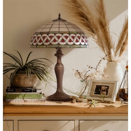 Lampka stołowa / nocna K-G162208  TIFANY