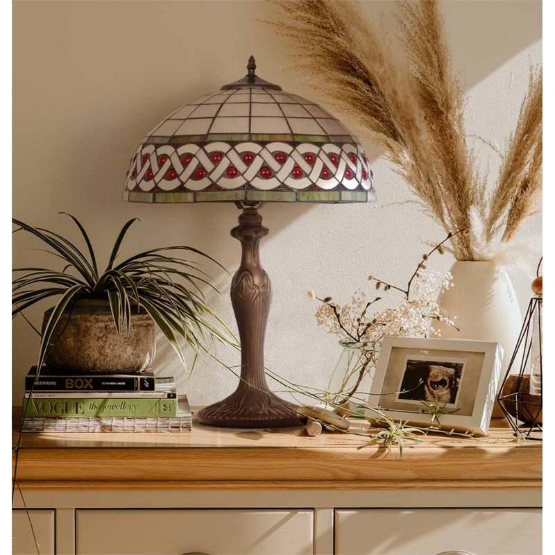 Lampka stołowa / nocna K-G162208  TIFANY