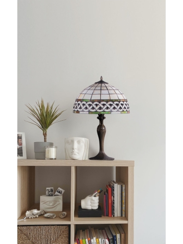 Lampka stołowa / nocna K-G162208  TIFANY