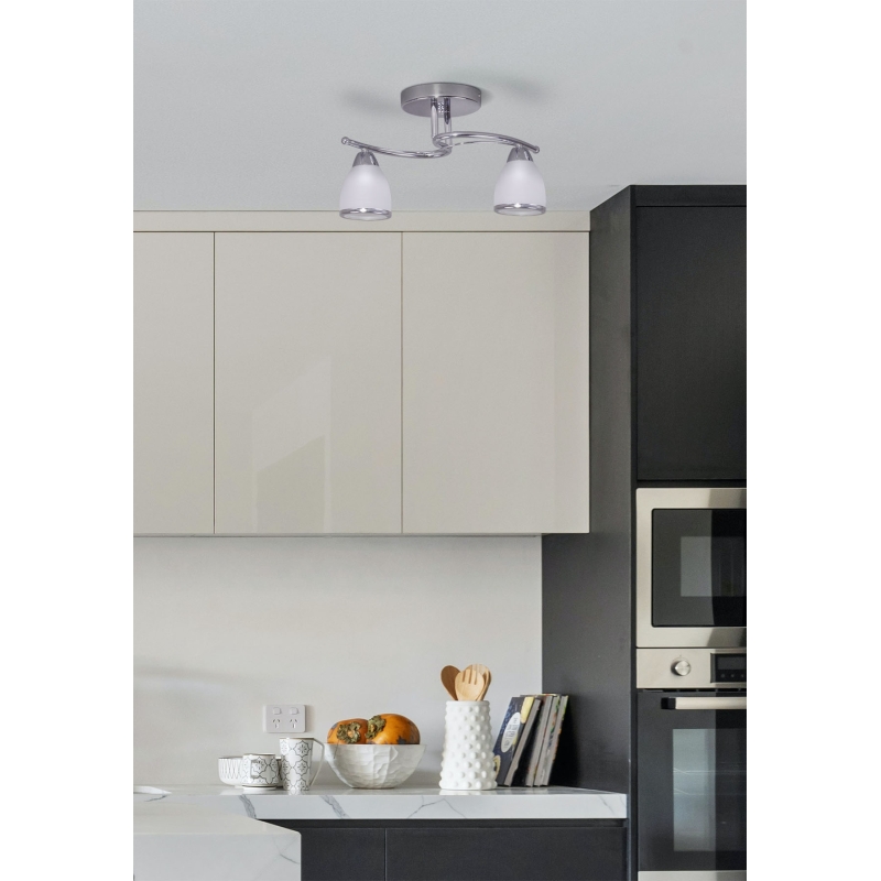 Lampa sufitowa K-JSL-8090/2 CHR  SAMIRA