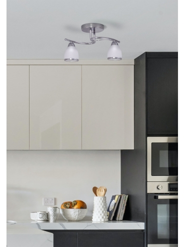 Lampa sufitowa K-JSL-8090/2 CHR  SAMIRA