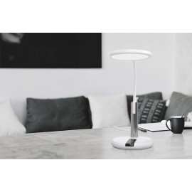 Lampka biurkowa K-BL1513A BIAŁY  ERIS