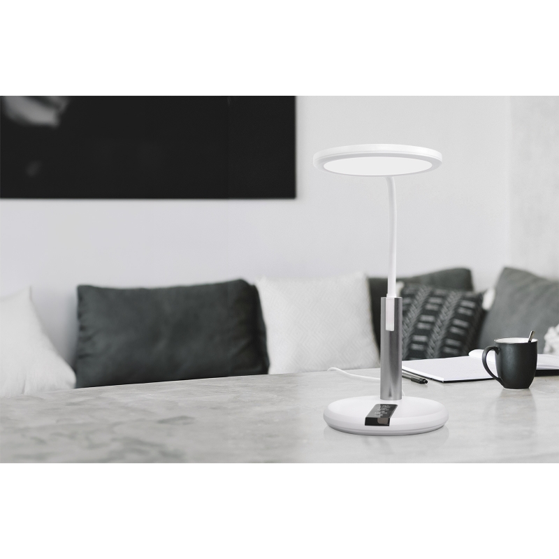 Lampka biurkowa K-BL1513A BIAŁY  ERIS