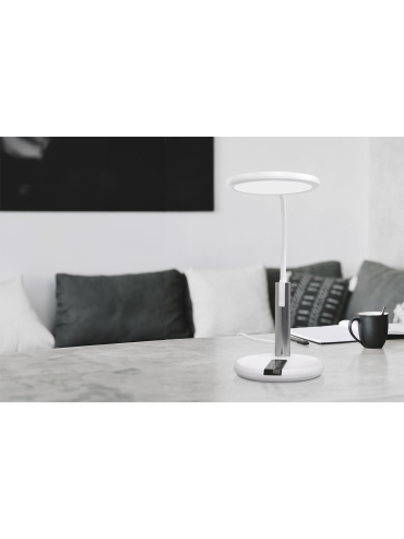 Lampka biurkowa K-BL1513A BIAŁY  ERIS