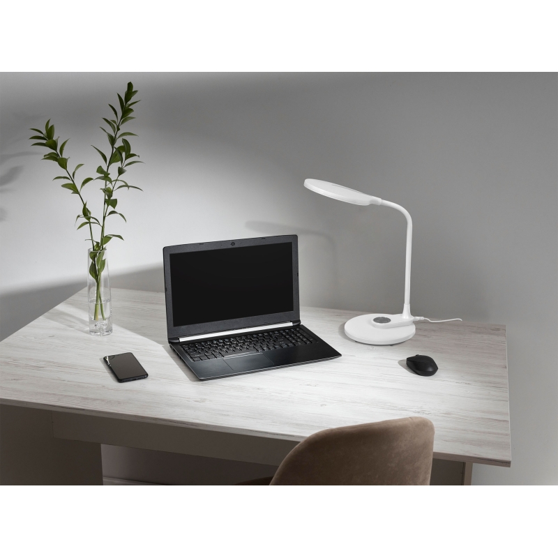 Lampka biurkowa K-BL1153 BIAŁY  GAJA
