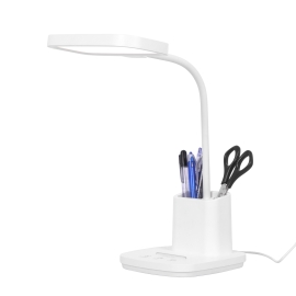 Lampka biurkowa K-BL1301 BIAŁY  TOLA