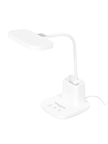 Lampka biurkowa K-BL1301 BIAŁY  TOLA