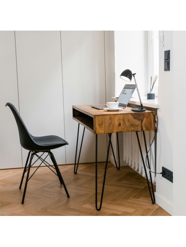 Lampka biurkowa K-BL1528 CZARNY  LOLEK