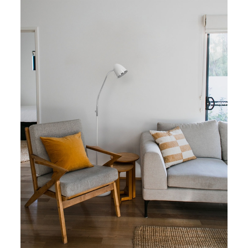 Lampa podłogowa K-MT-201 BIAŁY  KAJTEK I