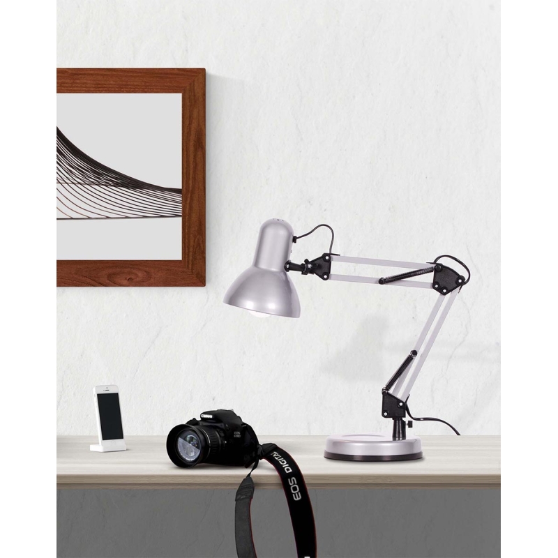 Lampka biurkowa K-MT-COSMO SREBRNY  COSMO