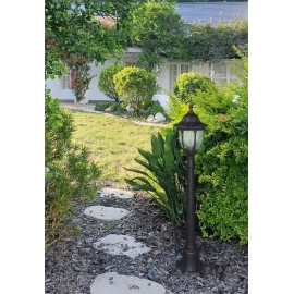 Lampa ogrodowa stojąca K-6007A/L CZARNY  VASCO