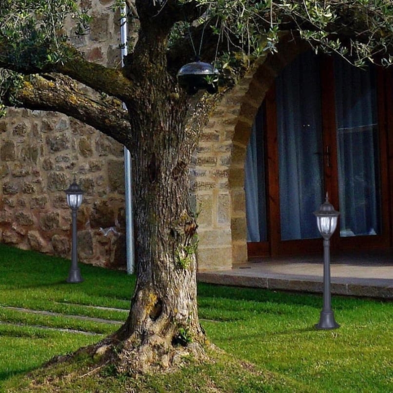Lampa ogrodowa stojąca K-6007A/L CZARNY  VASCO