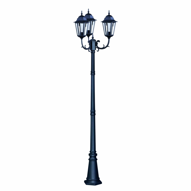 Lampa ogrodowa stojąca K-7006A2/3 CZARNY  LOZANA