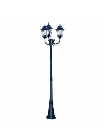 Lampa ogrodowa stojąca K-7006A2/3 CZARNY  LOZANA