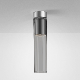 Lampa sufitowa MODERN GLASS Tube SP GU10 Phase-Control natynkowy szary 40461-0000-U8-PH-16