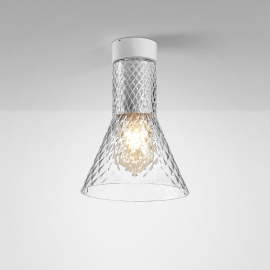 Lampa sufitowa MODERN GLASS Flared SR E27 natynkowy