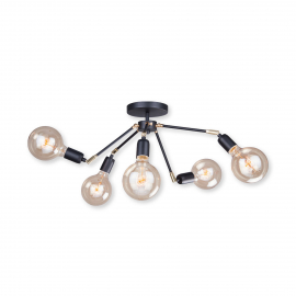 Lampa sufitowa STIK 5601PL czarna