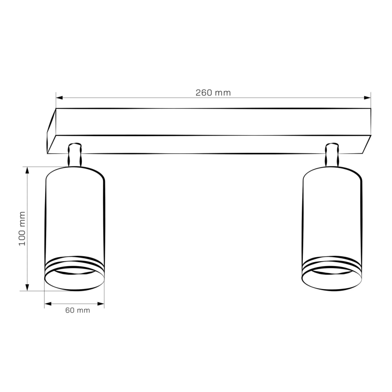 Lampa sufitowa PARIS 2 22333