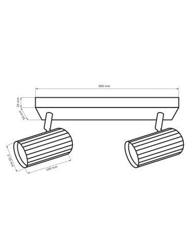 Lampa sufitowa NICEA 23422