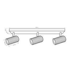 Lampa sufitowa NICEA 23491