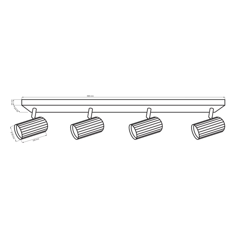 Lampa sufitowa NICEA 23507